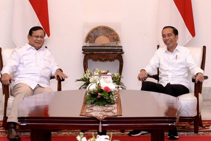 Presiden Jokowi dengan Menteri Pertahanan Prabowo Subianto. (Dok. Setkab.go.id) 
