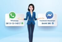 Sabrina merupakan chatbot yang dapat berkomunikasi dalam format percakapan dan dirancang untuk bisa berinteraksi selayaknya interaksi antar manusia. (Dok. BRI)