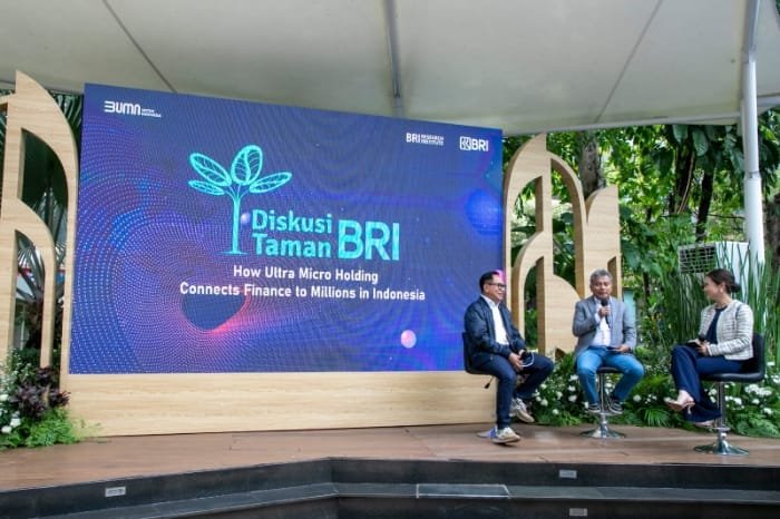 BRI Research Institute menyelenggarakan acara Diskusi Taman dengan tema “How Ultra Micro Holding Connects Finance to Millions in Indonesia”. (Dok. BRI)