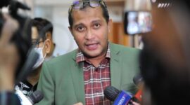 Mantan Wakil Menteri Hukum dan HAM RI Edward Omar Sharif Hiariej alias Eddy Hiariej. (Instagram.com/@eddyhiariej)