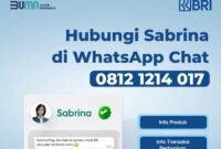 BRI melalui Asisten Virtual bernama “Sabrina” menyediakan layanan berbasis digital dengan beragam fitur yang semakin memanjakan nasabahnya. (Dok. BRI)