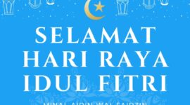 Selamat Hari Raya Idul Fitri, Mohon Maaf Lahir dan Batin.