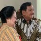 Megawati Soekarnoputri dan Prabowo Subianto. (Instagram.com/@pramonoanungw)
