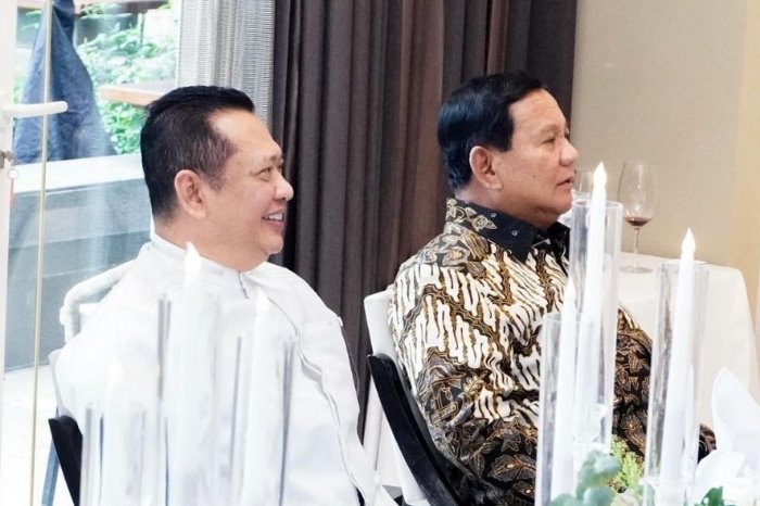 Ketua MPR RI Bambang Soesatyo dan Calon Presiden terpilih Prabowo Subianto. (Instagram.com/@bambang_soesatyo)
