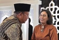 Wakil Ketua Banggar DPR, Cucun Ahmad Syamsurijal dan Memkeu Sri Mulyani Indrawati. (Instagram.com/@cucunsyamsurizal)