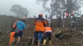 Insiden Tanah Longsor Tana Toraja, Sulawesi Selatan. (Dok. BPBD Kabupaten Tana Toraja)