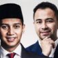 Politikus Partai Gerindra Budi Djiwandono bersama artis dan pengusaha Raffi Ahmad. (Instagram.com @sufmi_dasco)