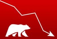 Ilustrasi bearish market. (Dok. Tradimo.com)