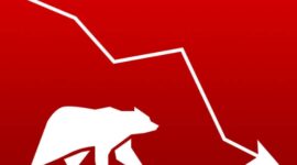 Ilustrasi bearish market. (Dok. Tradimo.com)