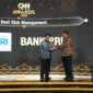 Bank Rakyat Indonesia (Persero) Tbk melalui Regional Office BRI Palembang mendapatkan penghargaan Best Risk Management di ajang CNN Indonesia Awards. (Dok. BRI)