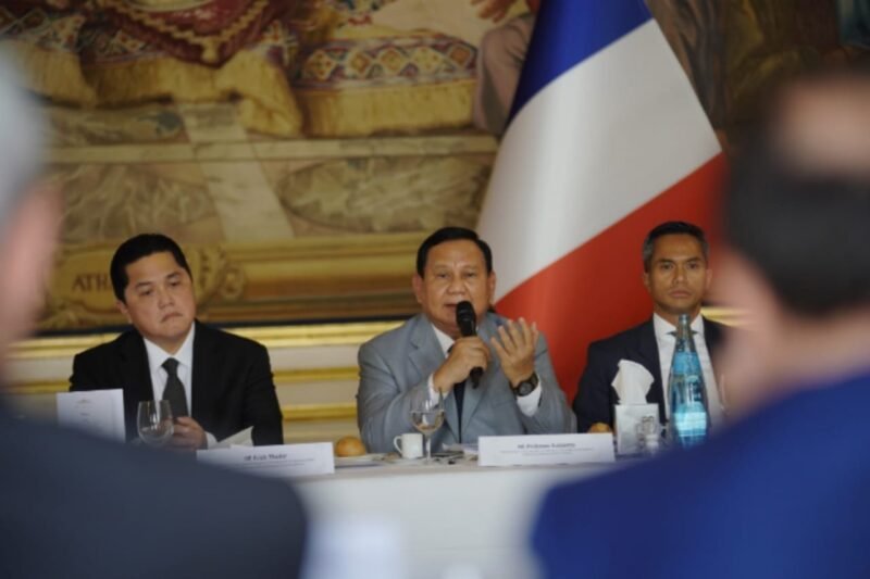 Presiden RI terpilih 2024-2029, Prabowo Subianto menghadiri Indonesian-France Business Executive Luncheon in the Sideline of Paris Summer Olympics 2024, Kamis (26/7/2024). (Dok. Tim Media Prabowo Subianto)