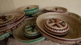 Produk olahan bambu menjadi salah satu UMKM unggulan Desa Angseri. (Dok. BRI)