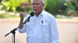 Menteri Pekerjaan Umum dan Perumahan Rakyat (PUPR) sekaligus Plt Kepala Otorita IKN (OIKN) Basuki Hadimuljono. (Dok. setkab.go.id)