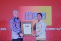 BRI mendapatkan 4 penghargaan, yakni sebagai Main Index, High Dividend, High Growth, dan High Market Capitalization pada ajang Malam Apresiasi Emiten 2024, (26/7/2024). (Dok. BRI)