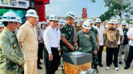 Menteri Pertanian RI, Andi Amran Sulaiman, memimpin ujicoba dan soft launching implementasi pemanfaatan biodiesel B-50. (Dok. Lugas Nusantara)