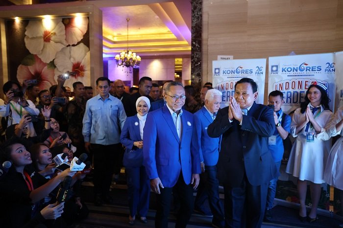 Acara Kongres ke-6 Partai Amanat Nasional (PAN) di Jakarta. (Dok. Tim Media Prabowo)

