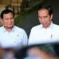 Presiden RI Joko Widodo bersama Menteri Pertahanan sekaligus presiden RI terpilih Prabowo Subianto. (Dok. setkab.go.id)

