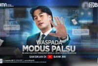 Menggaet penanyanyi Vidi Aldiano, BRI merilis campaign edukasi digital dengan judul “Waspada dan Kenali Modus Palsu #BilangAjaGak”. (Dok. BRI)