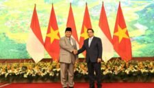 Menteri Pertahanan RI Prabowo Subianto menutup kunjungan kerjanya di Hanoi dengan menemui Perdana Menteri Vietnam H.E. Pham Minh Chinh, Vietnam, pada Sabtu (14/9/2024). (Dok. Tim Komunikasi Prabowo Subianto)