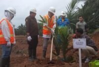 acara Tasyakuran Tanam Perdana Serentak Program PSR dan Padi Gogo di Kecamatan Laut Tador Kabupaten Batubara. (Dok. Paya Pinang Group)