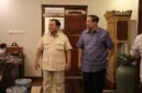 Presiden ke-6 Republik Indonesia, Susilo Bambang Yudhoyono mengunjungi kediaman presiden terpilih 2024-2029 Prabowo Subianto. (Dok. Tim Media Prabowo)

