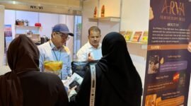 BRI melalui Bank Representative Saudi Arabia menampilkan produk dari lima UMKM binaan alumni Brilianpreneur. (Dok. BRI)