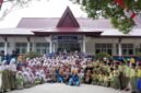 BRI melalui program Corporate Social Responsibility (CSR) ‘BRI Peduli Ini Sekolahku’ mengambil inisiatif memberikan bantuan perbaikan SDN 001 Sungai Pagar hingga menjadi sekolah yang indah, bersih dan nyaman. (Dok. BRI)