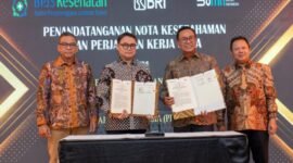 PT Bank Rakyat Indonesia (Persero) menjalin sinergi dengan BPJS Kesehatan dalam menyediakan kebutuhan layanan perbankan. (Dok. BRI)