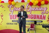 Grand Opening Depo Bangunan di Rungkut, Surabaya. (Instagram.com/@depo_bangunan)