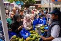 Potret Bazar UMKM BRIliaN yang berlangsung di Area Taman BRI, Jakarta pada Jumat (15/11/2024). (Dok. BRI)