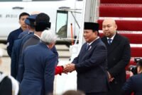 Presiden RI Prabowo Subianto mendarat di Bandara Andrews Air Force Base. (Dok. Tim Media Prabowo)