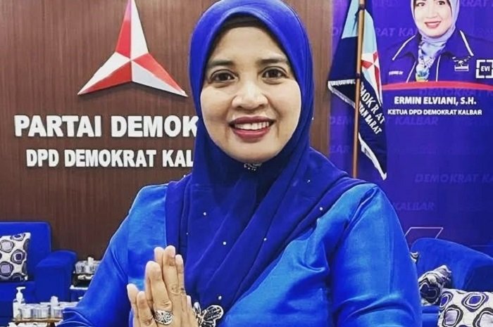 Ketua DPD Partai Demokrat Kalbar, Ermin Elviani. (Instagram.com @ermin.elviani)