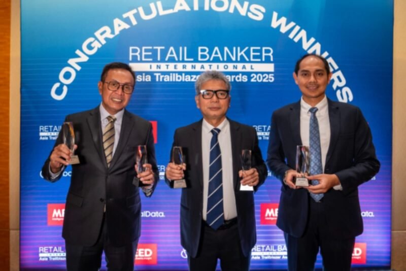 PT Bank Rakyat Indonesia (Persero) Tbk atau BRI berhasil meraih lima penghargaan global dalam ajang Retail Banker International (RBI) Asia Trailblazer Awards 2025. (Dok. BRI)