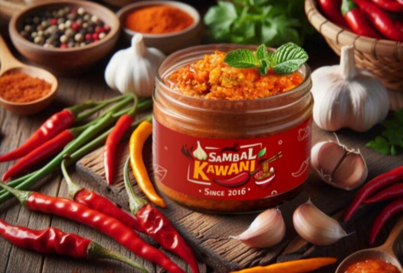 Sambal Kawani, produk sambal kemasan asal Jakarta. (Dok. BRI)