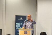 CEO Danantara Rosan Roeslani dalam orasi publik bertajuk 