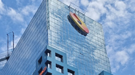 Markas Mayapada yang megah tak mencerminkan harga sahamnya yang terus merosot. (Dok. bankmayapada.com)