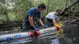 Menjaga sungai berarti menjaga masa depan! BRI Peduli dan Sungai Watch bersihkan Tukad Badung, Bali. Aksi nyata peduli lingkungan. (Dok. BRI)