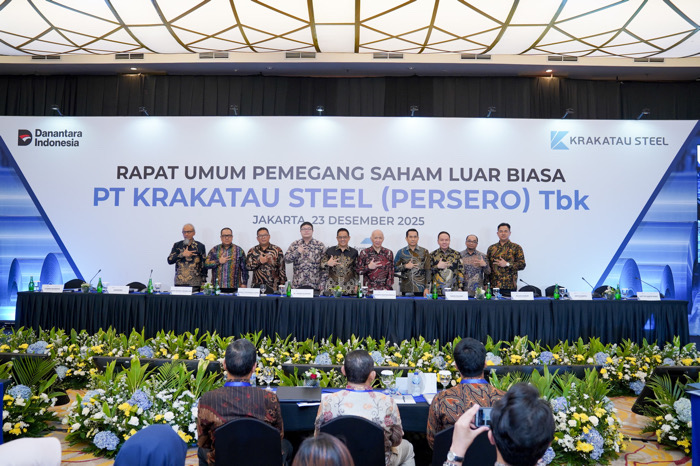 PT Krakatau Steel (Persero) Tbk / Krakatau Steel Group sukses menggelar Rapat Umum Pemegang Saham Luar Biasa (RUPSLB) Tahun 2025 sebagai momentum penegasan keberhasilan restrukturisasi dan transformasi bisnis Perseroan. 