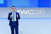 York Yue, Vice President of Huawei and CEO of ISP & Media BU, delivering an opening speech