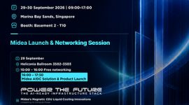 Midea Perkenalkan “Power-Cooling Hyperconvergence Architecture” Pertama di Industri di Ajang Data Center World Asia 2026