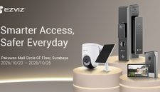 Mewujudkan pengalaman hidup yang lebih baik, EZVIZ memulai roadshow-nya di Indonesia untuk mendefinisikan ulang konsep rumah pintar, dimulai dengan sistem akses yang lebih cerdas melalui portofolio produk smart lock yang memenangkan penghargaan Mewujudkan pengalaman hidup yang lebih baik, EZVIZ memulai roadshow-nya di Indonesia untuk mendefinisikan ulang konsep rumah pintar, dimulai dengan sistem akses yang lebih cerdas melalui portofolio produk smart lock yang memenangkan penghargaan